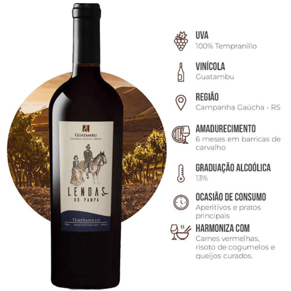 LENDAS DO PAMPA - CABERNET SAUVIGNON - Imagem 2